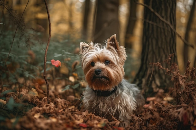 Forêt d'automne dans le petit Yorkshire