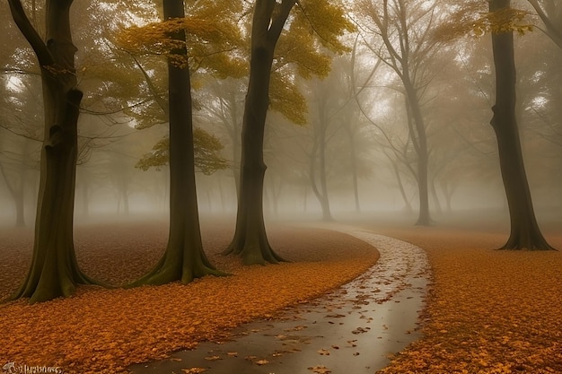 forêt à l'automne