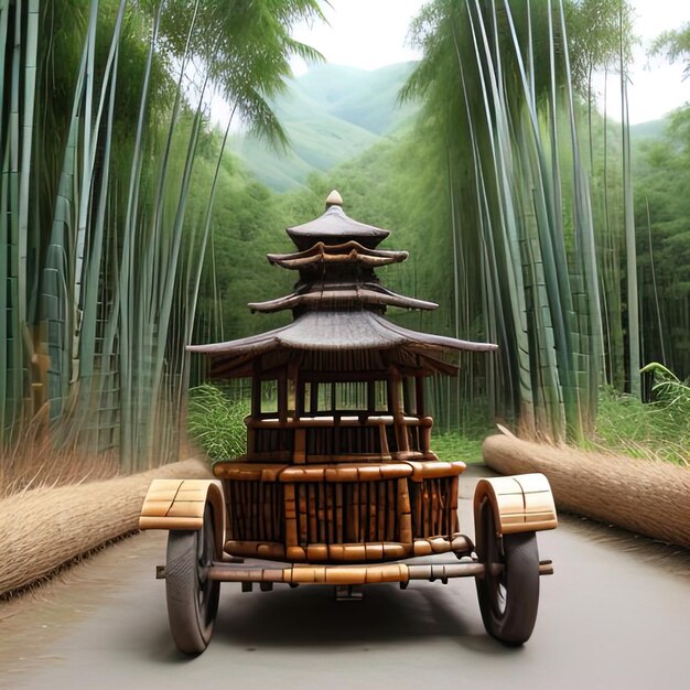 la forêt de bambou au Japon