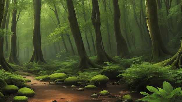 Forêt enchanteresse belle haute qualité