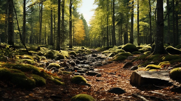 forêt HD fond d'écran image photographique