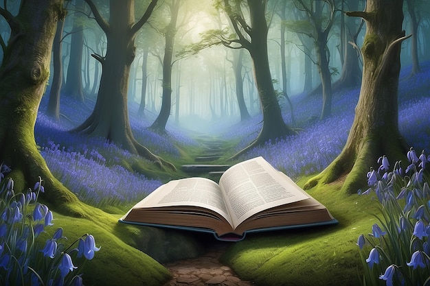 La forêt mystique de Bluebell est une histoire fantastique enchanteuse.