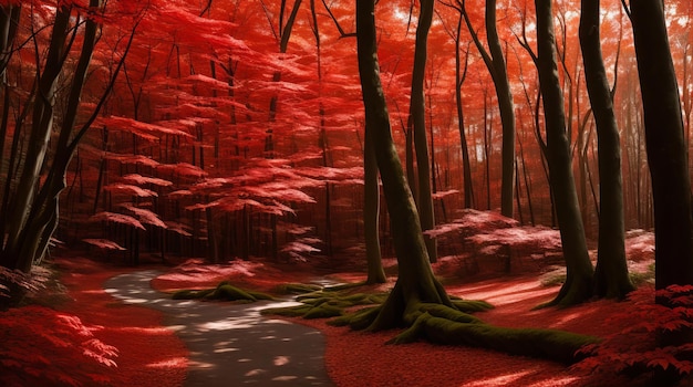 Photo cette forêt mystique