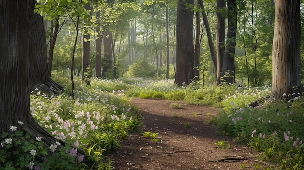 Forêt sourde Bois écureuil herbe feuilles forestier baies silence champignons nature brousse taïga dégagement de bois de chauffage bord aiguilles de pin bosquet animaux air verdure généré par l'IA