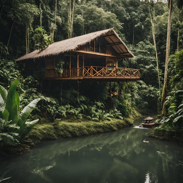 Photo forêt tropicale luxuriante