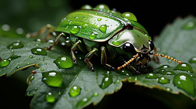 Forêt verte d'une nature aimante feuille de connexion profonde du futur