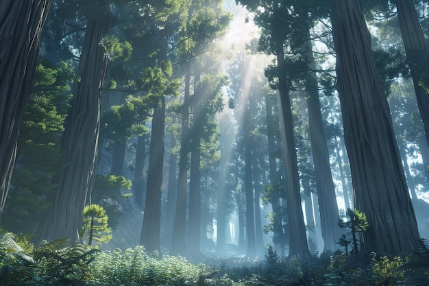 Des forêts de séquoias imposantes qui inspirent un sentiment d'émerveillement