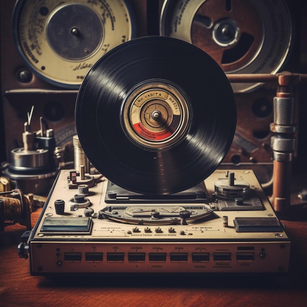 Un format audio vintage capturant des moments dans le temps