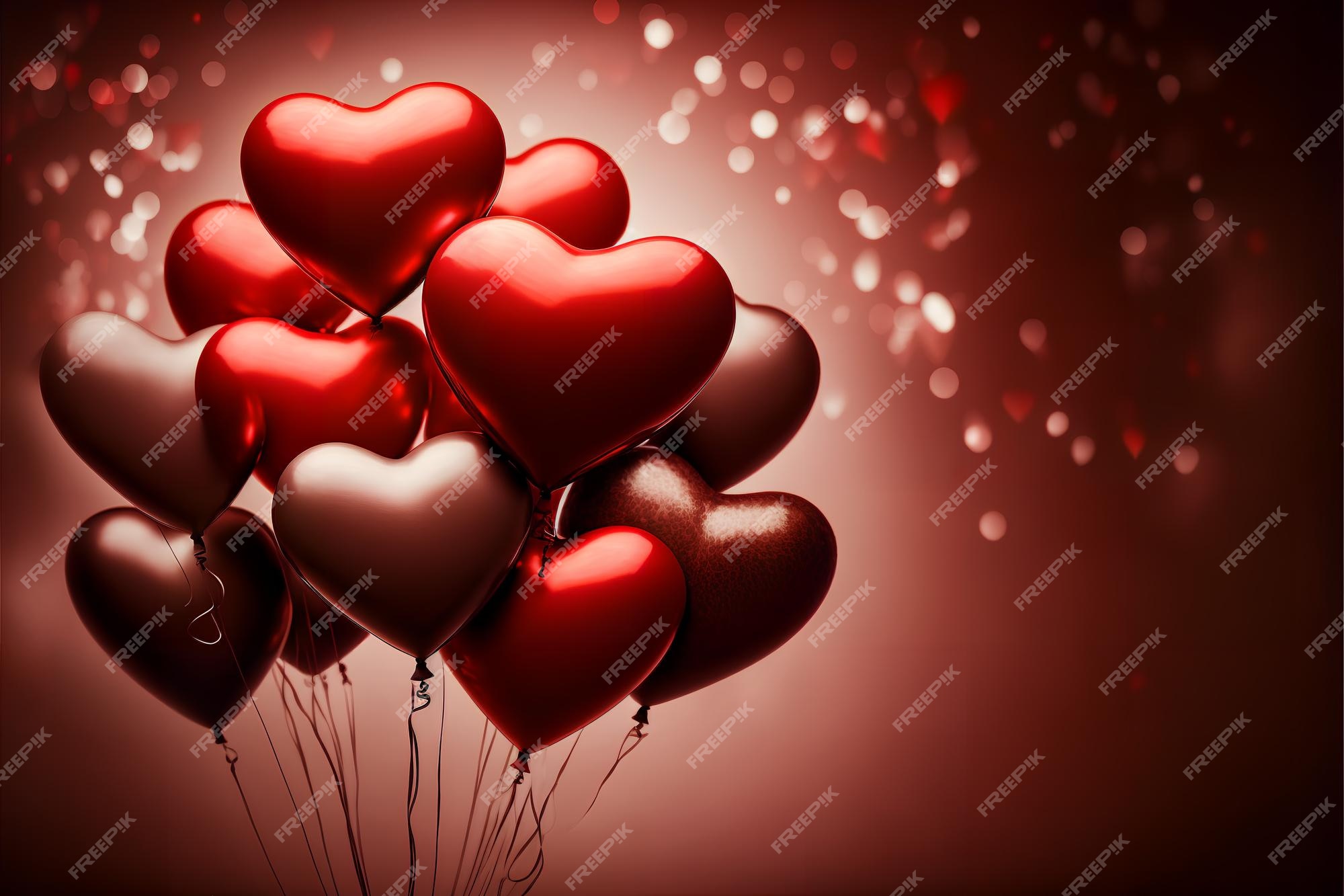 Format Coeur Ballon Saint Valentin