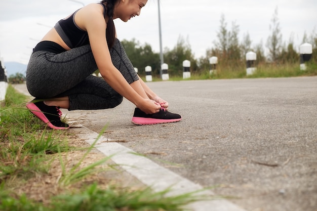 formation de femme sur la route