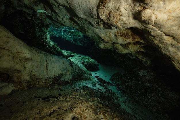 Formation de grottes sous-marines Contexte de la nature américaine