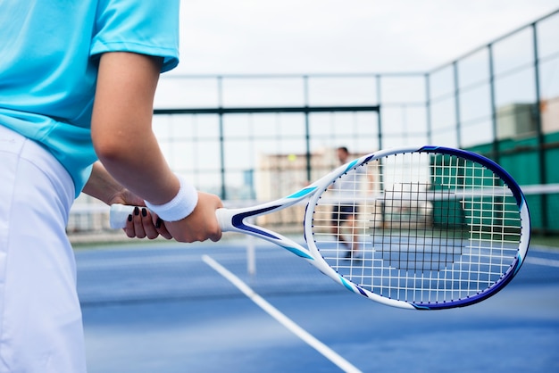 Formation de joueurs de tennis