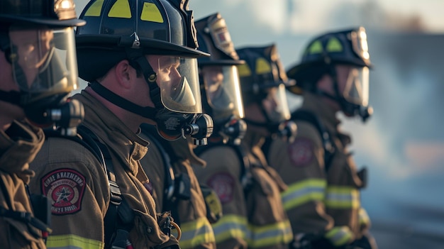 Formation et préparation des pompiers Mettre en valeur les pompiers dans des scénarios de formation rigoureux mettant en évidence leur engagement et leur responsabilité envers la sécurité publique