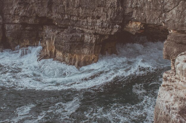 Photo formation rocheuse en mer