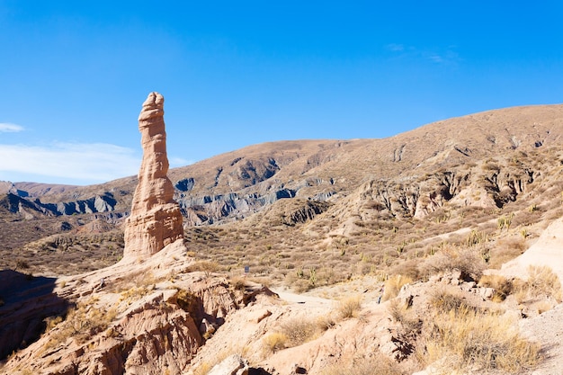 Photo formation rocheuse près de tupiza, en bolivie