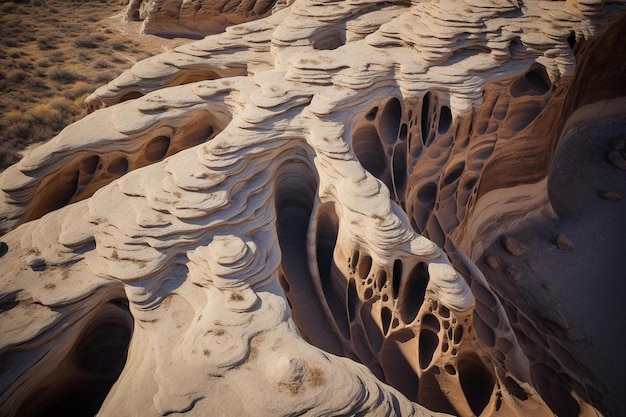 la formation rocheuse s'appelle le canyon des antilopes.