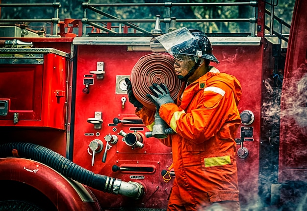 Formation en sauvetage d&#39;urgence en cas d&#39;incendie