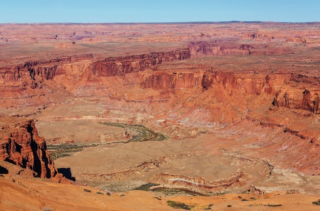 Formations de grès dans l'Utah, États-Unis