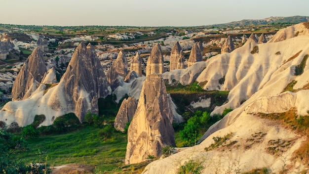 Formations rocheuses en Cappadoce Turquie