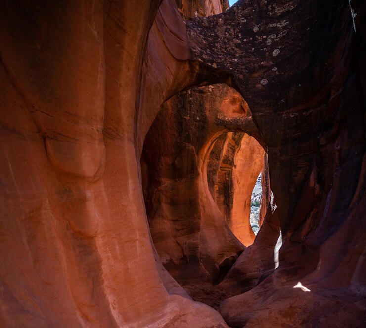 Photo formations rocheuses dans la grotte