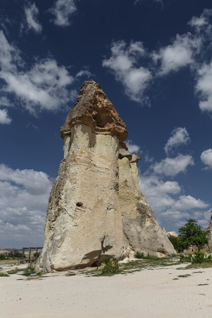 Formations rocheuses dans la vallée des moines de Pasabag Cappadoce Turquie Nevsehir