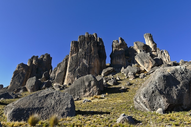 Formations rocheuses à Huayllay