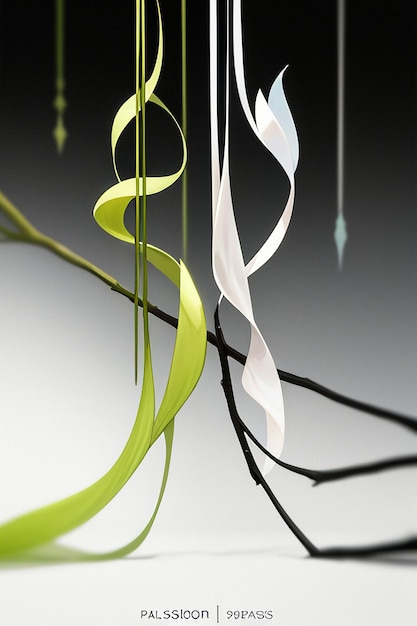 Forme abstraite design fleurs branches vignes papier peint fond éléments d'illustration