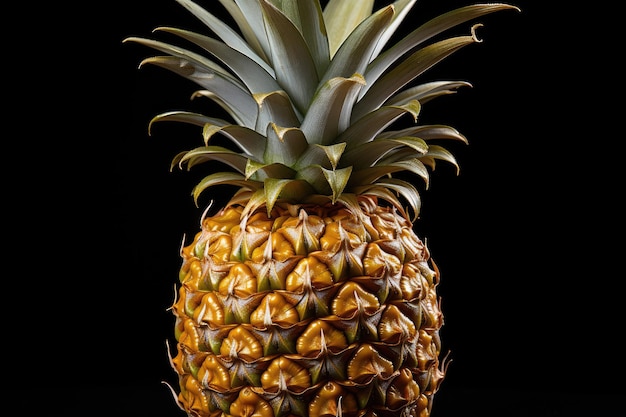 Une forme d'ananas doré