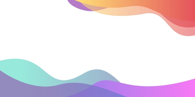 Forme d'onde géométrique avec fond abstrait flou avec gradient