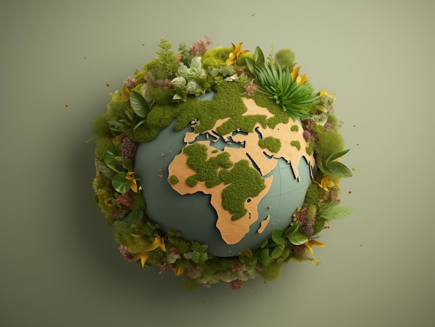 La forme de la planète Terre en 3D
