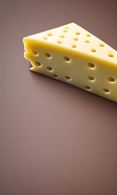 Forme de triangle de fromage suisse
