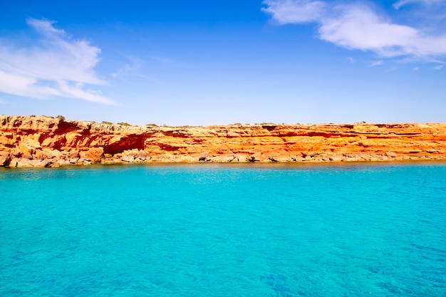 Formentera Baléares de la côte ouest de la mer