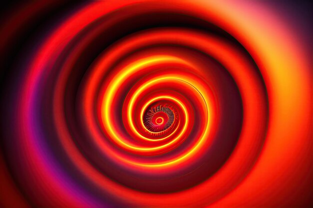 Des formes abstraites colorées rougeoyantes et orange forment un fond clair fantaisie en spirale
