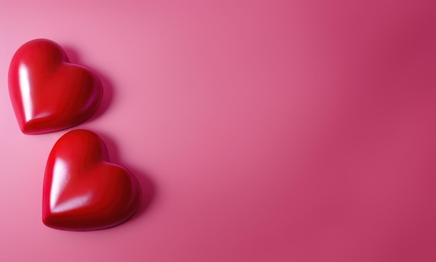 Formes de coeur rouge pour le fond de la Saint-Valentin