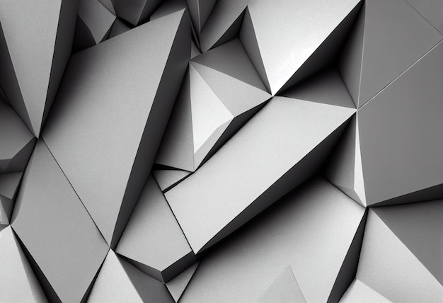 Formes géométriques abstrait effet 3d