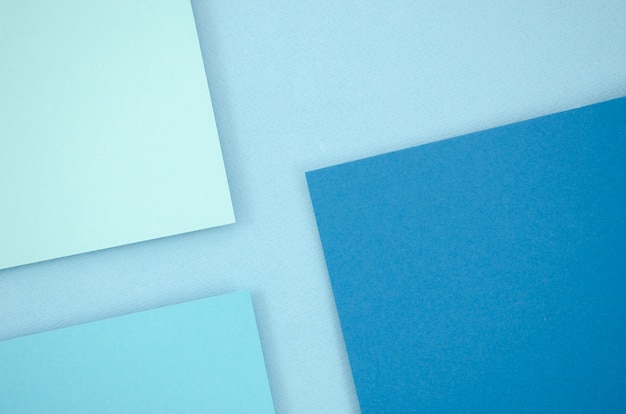 Photo formes et lignes géométriques minimales bleues