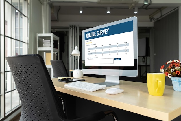 Formulaire d'enquête en ligne pour la collecte d'informations numériques à la mode