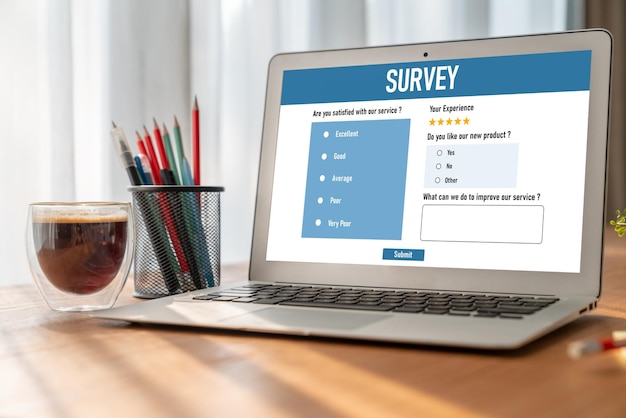 Formulaire d'enquête en ligne pour la collecte d'informations numériques à la mode