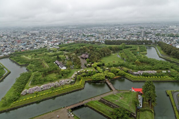 Photo le fort de goryokaku