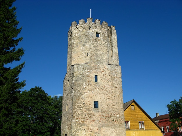 La forteresse dans le pays de l'Estonie