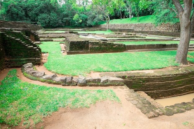 Forteresse du Rocher du Lion de Sigiriya au Sri Lanka