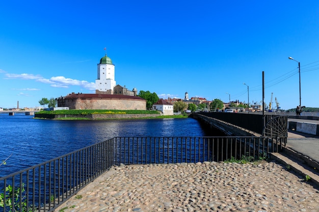 Forteresse Médiévale Du Château De Vyborg Dans Le Centre-ville