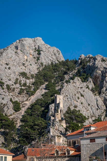 Forteresse à Omis Croatie