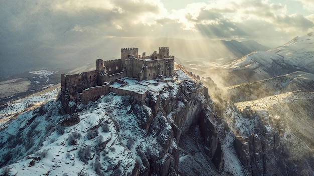 Forteresse de la solitude Les hivers tiennent sur les ruines anciennes