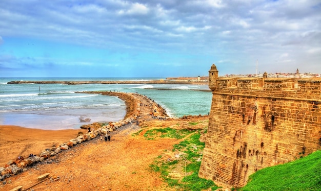 Photo les fortifications de rabat au maroc la kasbah des udayas