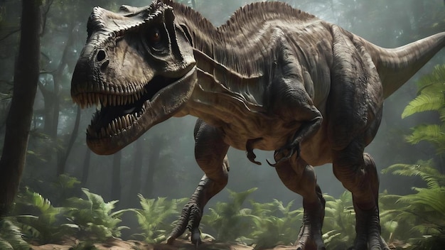 Le fossile de dinosaure Tyrannosaurus rex trouvé par les archéologues