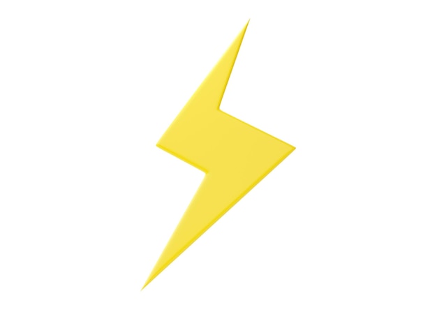 La foudre d'illustration l'icône d'alimentation du tonnerre boulon rapide de l'énergie et le coup de foudre rapide du flash électrique ca