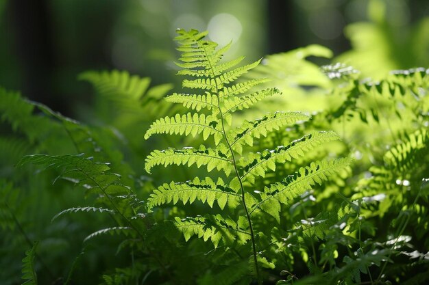 Des fougères naturelles hd fond