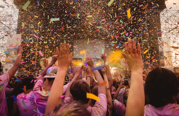 Photo foule de fans au concert