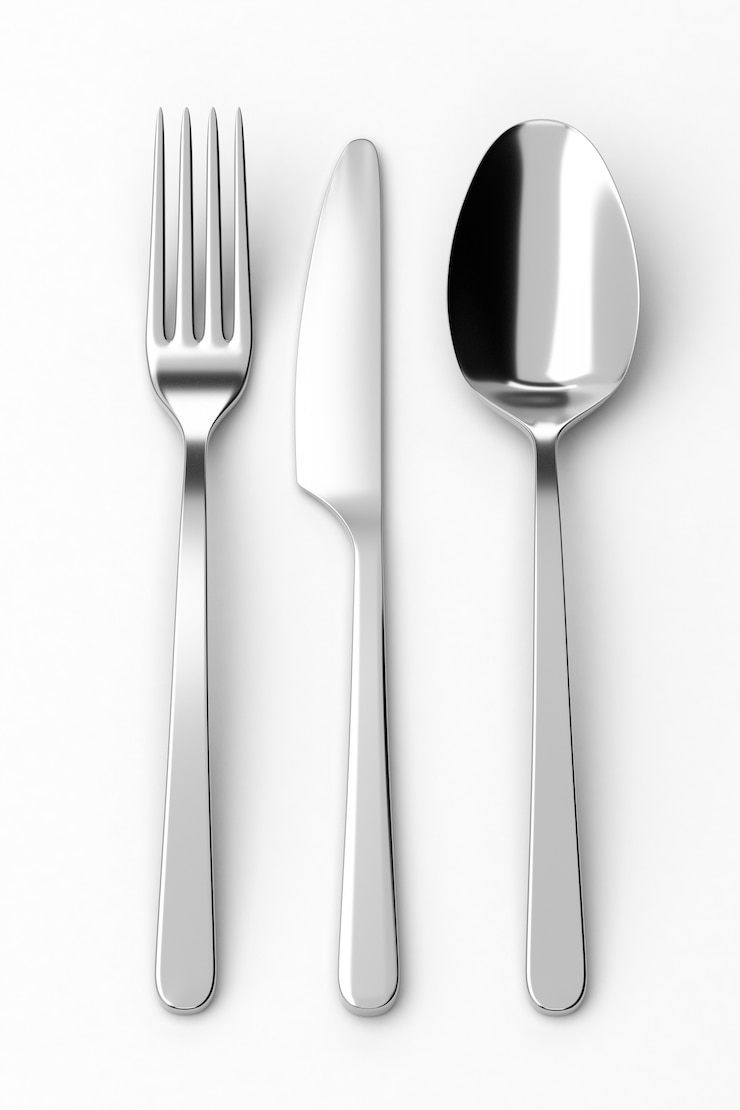 Photo fourchette, cuillère et couteau